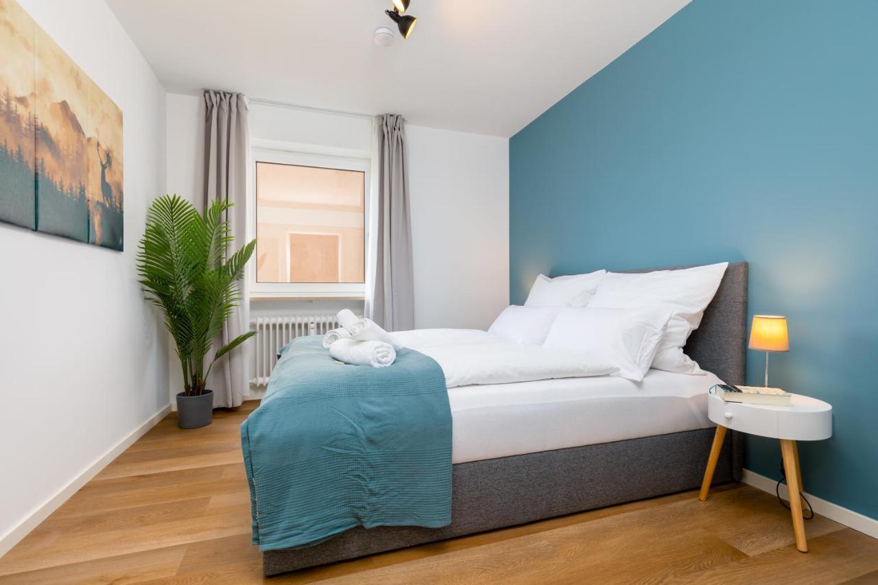E&K Living - Design Apartment - 2 Bedrooms - Kitchen - Free Parking 奥格斯堡 外观 照片